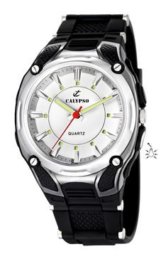 Uhrenarmband Calypso K5560-1 Kautschuk Schwarz