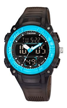 Uhrenarmband Calypso K5601-4 / K5601-5 / K5601-6 / K5601-8 Kautschuk Schwarz