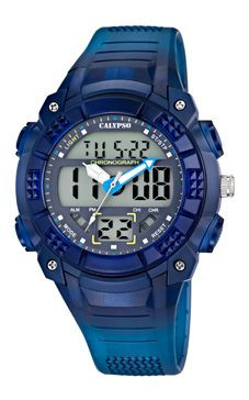 Uhrenarmband Calypso K5601-7 Kautschuk Blau