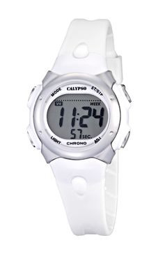 Uhrenarmband Calypso K5609-1 Kautschuk Cremeweiß 13mm