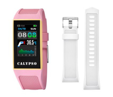 Uhrenarmband Smartwatch Calypso K8502-1 Kautschuk Rosa