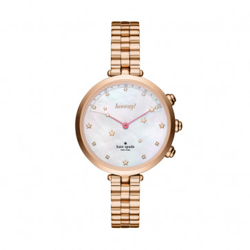 Uhrenarmband Smartwatch Kate Spade New York KST23206 Stahl Rosé 12mm
