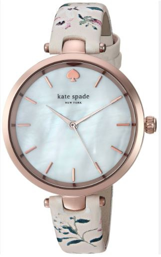 Uhrenarmband Kate Spade New York KSW1422 Leder Weiss