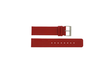 Uhrenarmband Rolf Cremer LB027.06 / Spirale Leder Rot 20mm