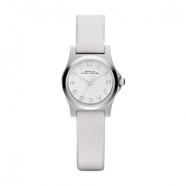 Uhrenarmband Marc by Marc Jacobs MBM1234 Leder Weiss 11mm