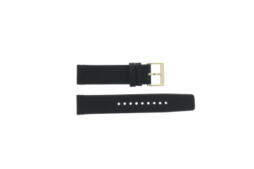 Uhrenarmband Marc by Marc Jacobs MBM1264 Leder Schwarz 20mm