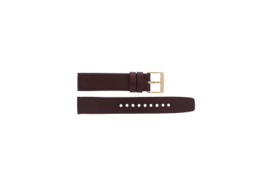 Uhrenarmband Marc by Marc Jacobs MBM1267 Leder Bordeaux 18mm
