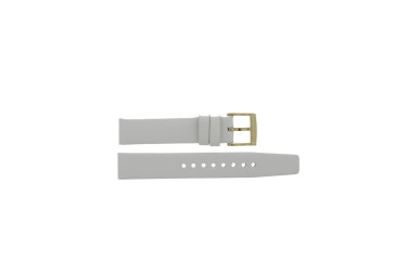Uhrenarmband Marc by Marc Jacobs MBM1339 Leder Weiss 16mm