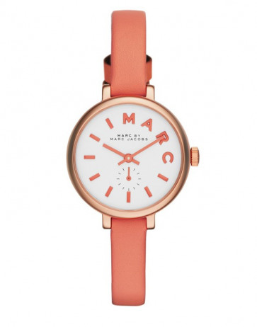 Uhrenarmband Marc by Marc Jacobs MBM1355 Leder Rosa 8mm