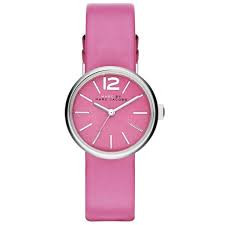 Uhrenarmband Marc by Marc Jacobs MBM1369 Leder Rosa 14mm