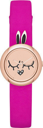 Uhrenarmband Marc by Marc Jacobs MBM2051 Leder Rosa 12mm