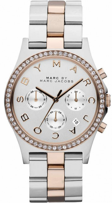 Uhrenarmband Marc by Marc Jacobs MBM3106 Stahl Zweifarbig 20mm