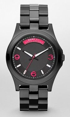 Uhrenarmband Marc by Marc Jacobs MBM3165 Stahl Schwarz 20mm