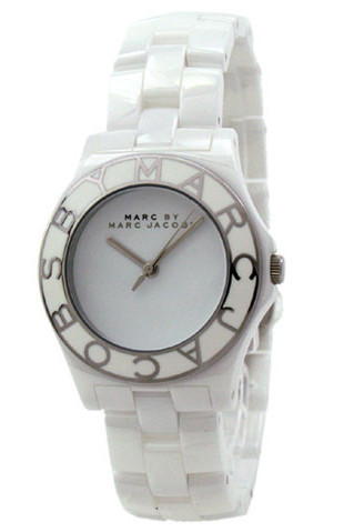 Uhrenarmband Marc by Marc Jacobs MBM9500 Keramik Weiss 18mm