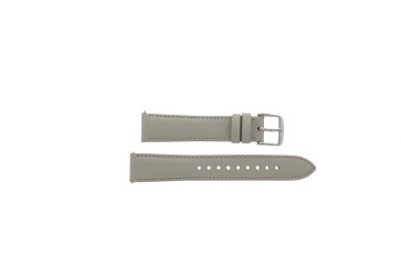 Uhrenarmband Fossil ME3069 Leder Beige 18mm