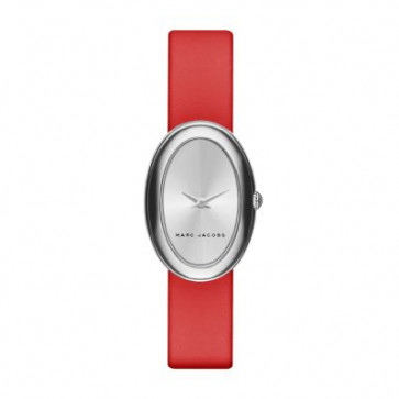 Uhrenarmband Marc by Marc Jacobs MJ1457 Leder Rot 12mm