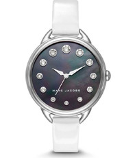 Uhrenarmband Marc by Marc Jacobs MJ1510 Leder Weiss 12mm