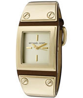 Uhrenarmband Michael Kors MK2201 Leder Braun 26mm