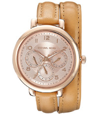 Uhrenarmband Michael Kors MK2406 Leder Braun 12mm