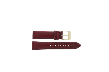 Michael Kors Uhrenarmband MK2623 Leder Rot 20mm