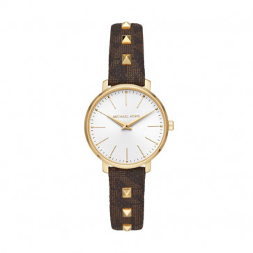 Uhrenarmband Michael Kors MK2871 Leder Braun 14mm