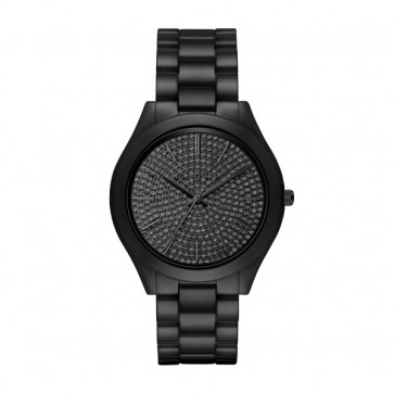 Uhrenarmband Michael Kors MK3449 Keramik Schwarz 20mm