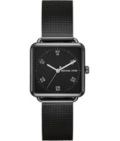 Uhrenarmband Michael Kors MK3562 Stahl Schwarz 18mm