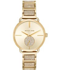 Uhrenarmband Michael Kors MK3852 Rostfreier Stahl Vergoldet 16mm