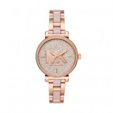 Uhrenarmband Michael Kors MK4336 Stahl Rosé 14mm