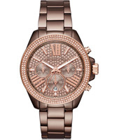 Uhrenarmband Michael Kors MK6411 Stahl Braun 20mm