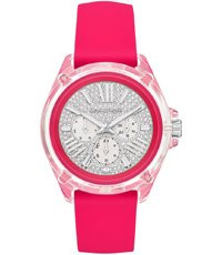 Uhrenarmband Michael Kors MK6677 Silikon Rosa 20mm