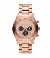Uhrenarmband Michael Kors MK8186 Stahl Rosé 22mm