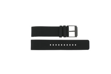 Uhrenarmband Michael Kors MK8317 Silikon Schwarz 22mm
