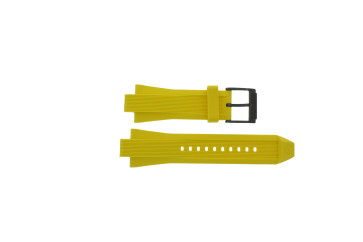 Uhrenarmband Michael Kors MK8356 Silikon Gelb 28mm