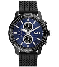 Uhrenarmband Michael Kors MK8364 Silikon Schwarz 22mm