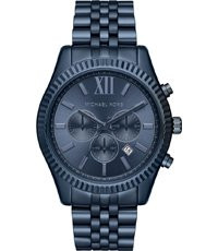 Uhrenarmband Michael Kors MK8480 Stahl Blau 22mm