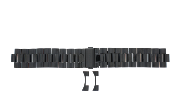 Uhrenarmband Michael Kors MK8507 Stahl Schwarz 22mm