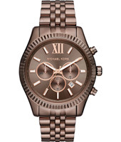 Uhrenarmband Michael Kors MK8522 Stahl Braun 22mm