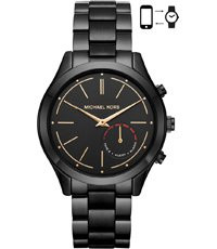 Uhrenarmband Michael Kors MKT4003 Stahl Schwarz 20mm