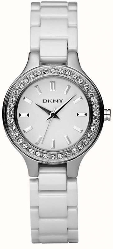 Uhrenarmband DKNY NY4982 Keramik Weiss