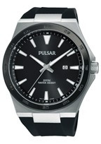 Uhrenarmband Pulsar PH9081X1 / PC32 X087 / PHG048X Kautschuk Schwarz
