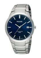 Uhrenarmband Pulsar VJ42 X021 / PS9009X1 / PS9011X1 / PS9013X1 / PH280X Titan Grau