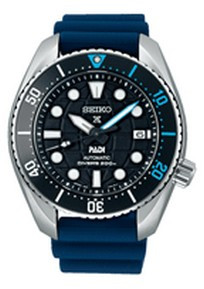 Uhrenarmband Seiko SBDC179 / 6R35-02C0 / Prospex / R028012J0 Kautschuk Blau 20mm