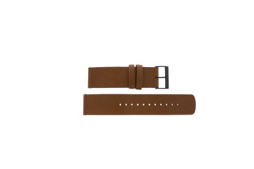 Uhrenarmband Skagen SKT5201 Leder Braun 22mm