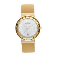 Uhrenarmband Skagen SKW2166 Leder Braun