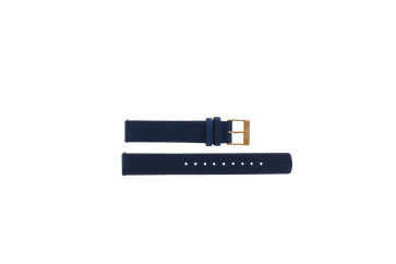 Horlogeband Skagen SKW2723 Leder Blauw 14mm