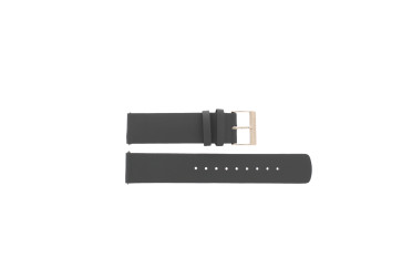 Uhrenarmband Skagen SKW2794 Leder Anthrazitgrau 18mm