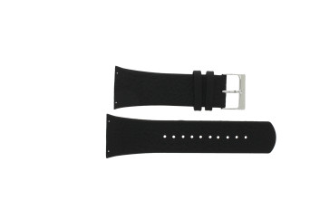 Uhrenarmband Skagen SKW6070 / HAVENE Leder Schwarz 30mm
