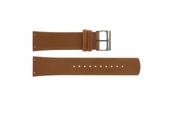 Uhrenarmband Skagen SKW6106 Leder Cognac 22mm