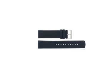Uhrenarmband Skagen SKW6481 Leder Blau 20mm